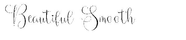 Beautiful Smooth字体