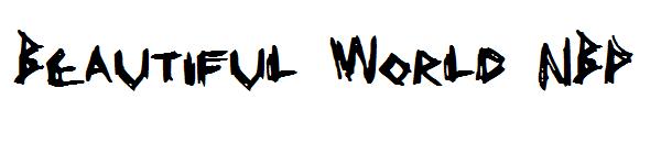 Beautiful World NBP字体