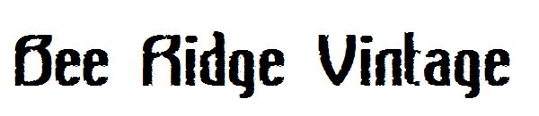 Bee Ridge Vintage字体