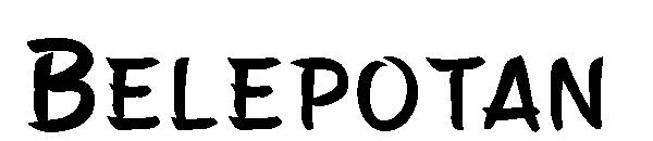Belepotan字体