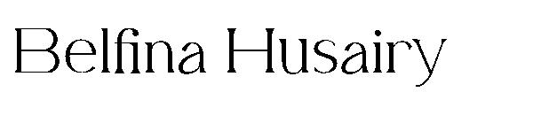 Belfina Husairy字体