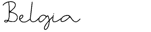 Belgia字体