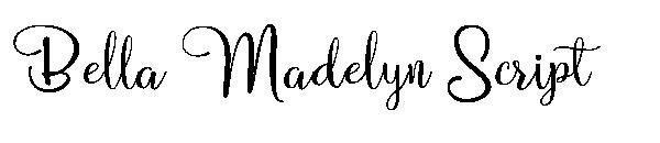 Bella Madelyn Script字体