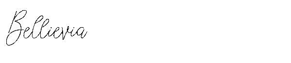 Bellievia字体