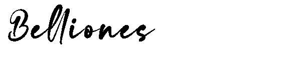 Belliones字体