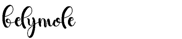 belymole字体