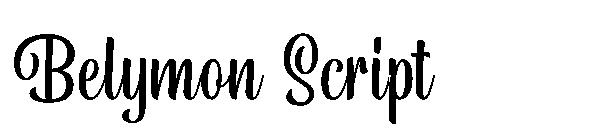 Belymon Script字体