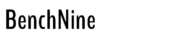 BenchNine字体