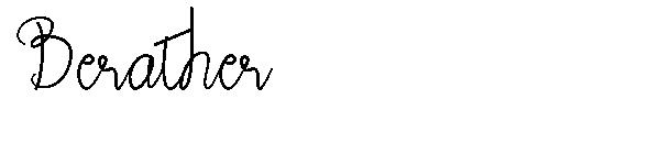 Berather字体