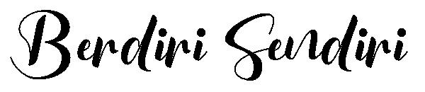 Berdiri Sendiri字体