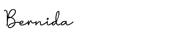 Bernida字体