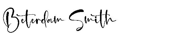 Beterdam Smith字体