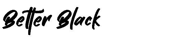 Better Black字体