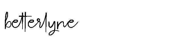 betterlyne字体