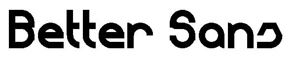 Better Sans字体