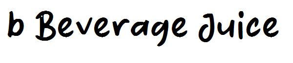 b Beverage Juice字体