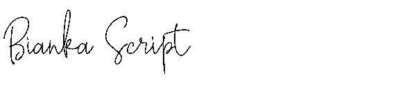 Bianka Script字体