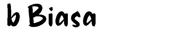 b Biasa字体
