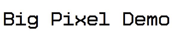 Big Pixel Demo字体