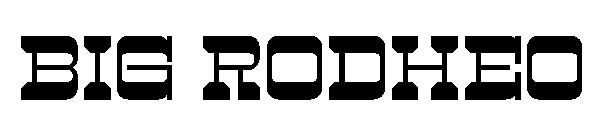 BIG RODHEO字体