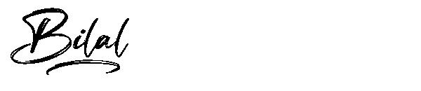 Bilal字体