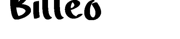 Billeo字体