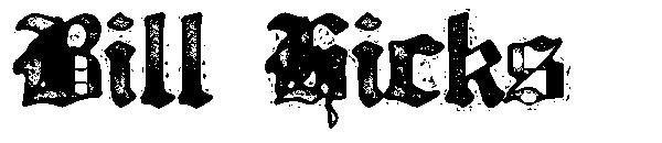Bill Hicks字体