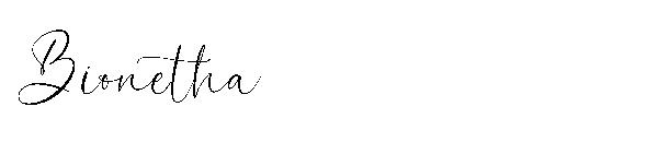 Bionetha字体