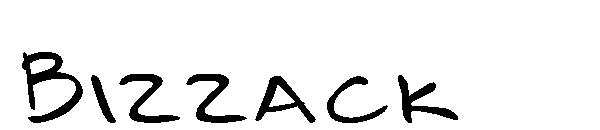 Bizzack字体