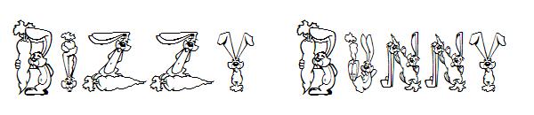 Bizzy Bunny字体