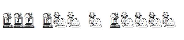 BJF Kat n Mouse字体