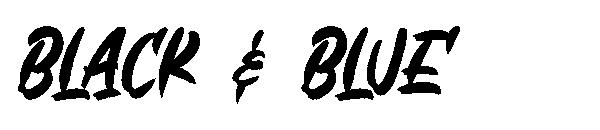 Black & Blue字体