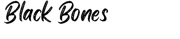 Black Bones字体