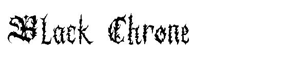 Black Chrone字体