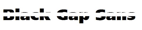 Black Gap Sans字体