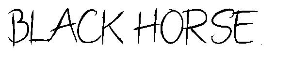 BLACK HORSE字体