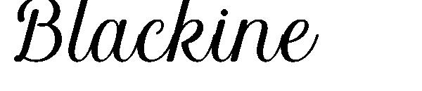 Blackine字体