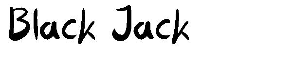 Black Jack字体