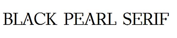 Black Pearl Serif字体