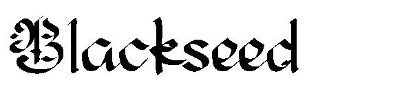 Blackseed字体
