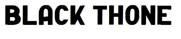 Black Thone字体
