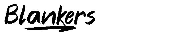 Blankers字体
