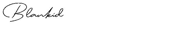 Blankid字体