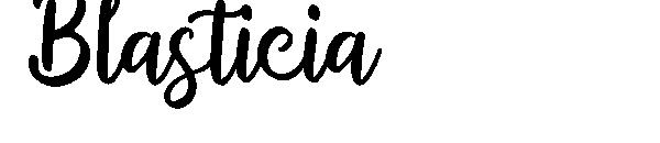 Blasticia字体