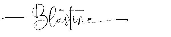 Blastine字体