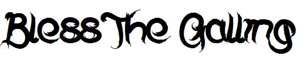 Bless The Galling字体