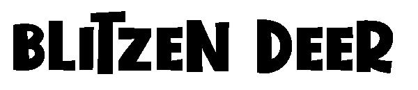 Blitzen Deer字体