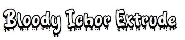 Bloody Ichor Extrude字体