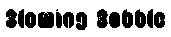 Blowing Bubble字体
