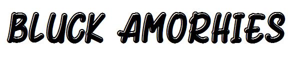 Bluck Amorhies字体